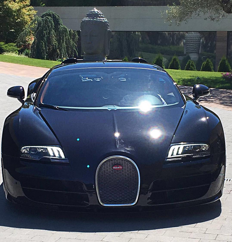 Christiano Ronaldo Bugatti