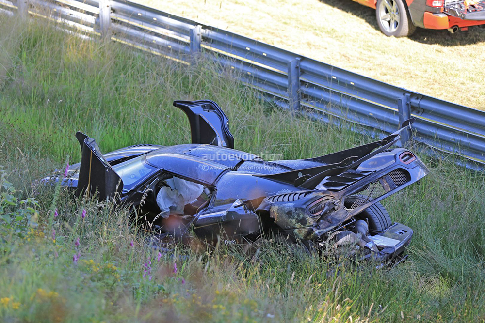 Koenigsegg One:1 accident Nurburgring