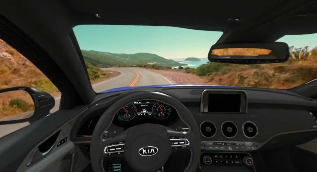 Kia Stinger Virtual Reality Test Drive