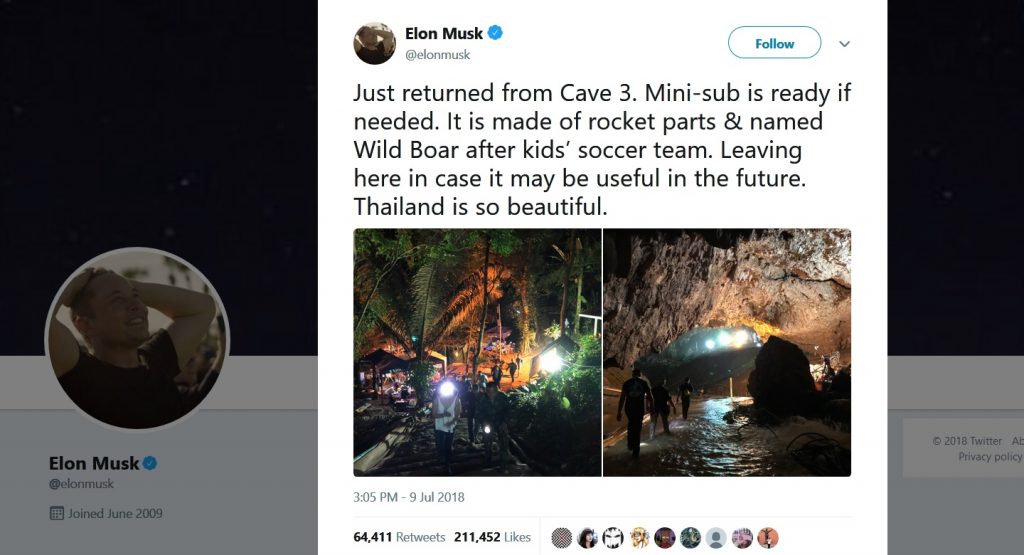  Elon Musk Cave Thailand 