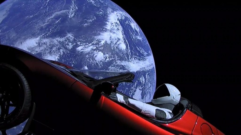 Spaceman Tesla Roadster Elon Musk