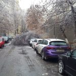 Fenomenul "freezing rain" a adus mari probleme în București