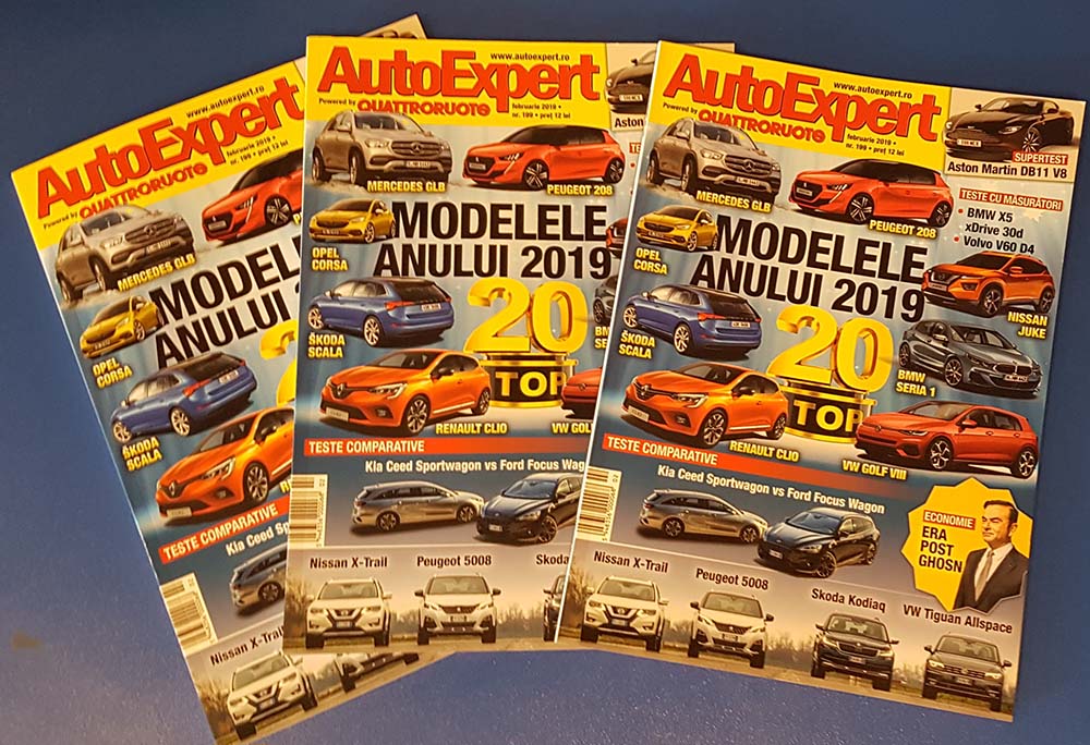 Revista AutoExpert numărul 199 poate fi găsită în rețelele de distribuție