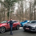 test comparativ Audi Q8 BMW X6 Mercedes GLE Coupe