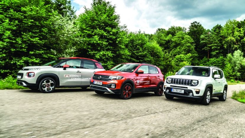 Test Comparativ Citroen C3 Aircross Jeep Renegade Vw T Cross