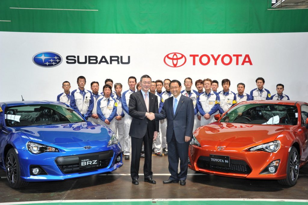 Subaru se alătură oficial Grupului Toyota în 2020