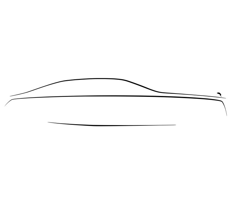primul desen Rolls-Royce Ghost