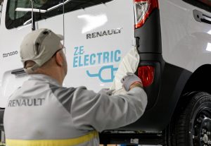 Renault baterii litiu Ampere