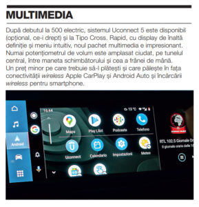 Multimedia Fiat Tipo Cross autoexpert.ro